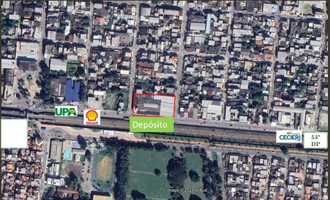 Mesquita - rj. bairro edson passos. galpão comercial. á t. terr. 4.034,00m² e constr. 3.902,00m²